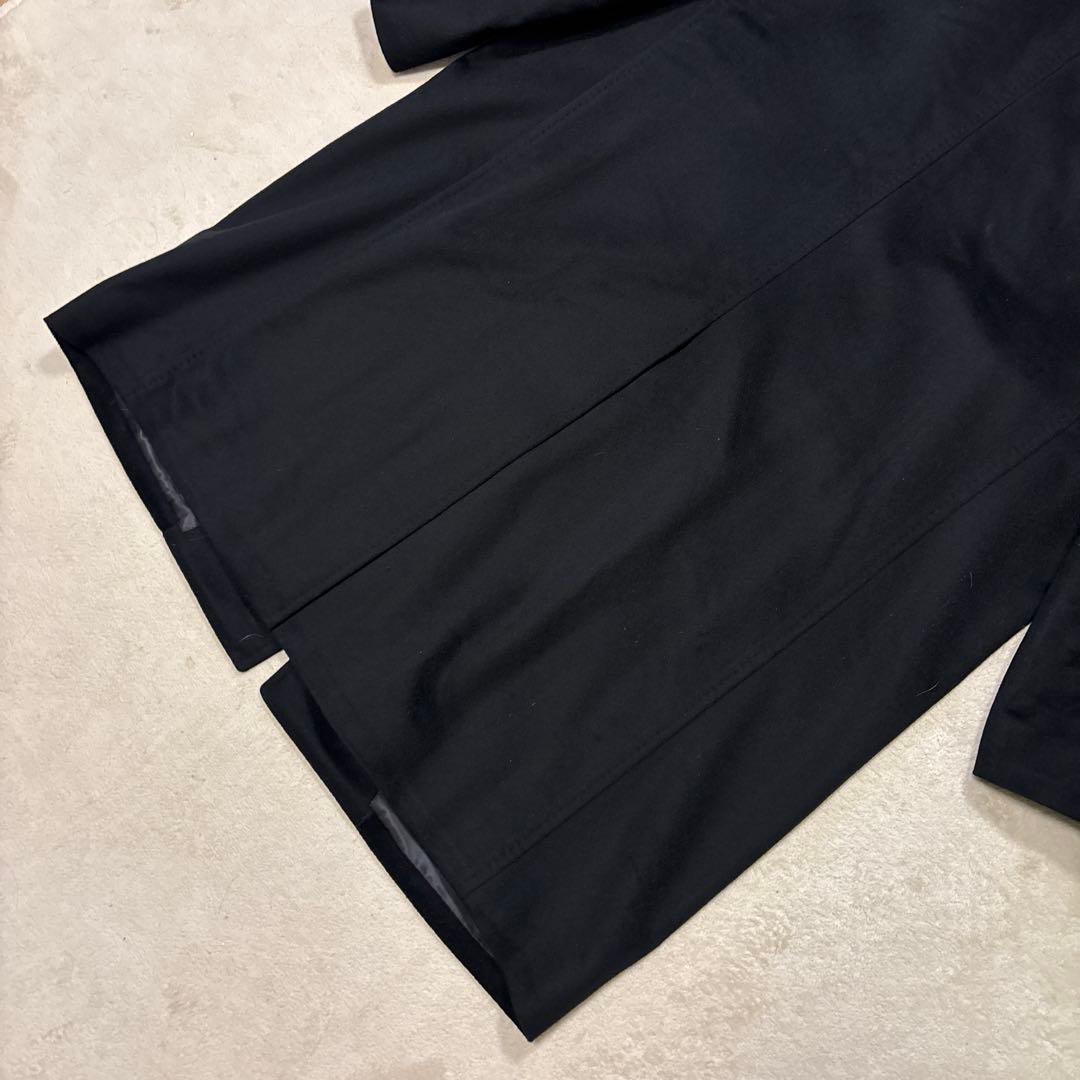 美品⭐️pierre cardin カシミヤ100% ロングコート　ブラック　XL