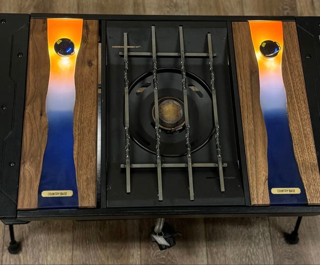 Country Base IGTハーフユニット天板 穴あきレジンSサンセット