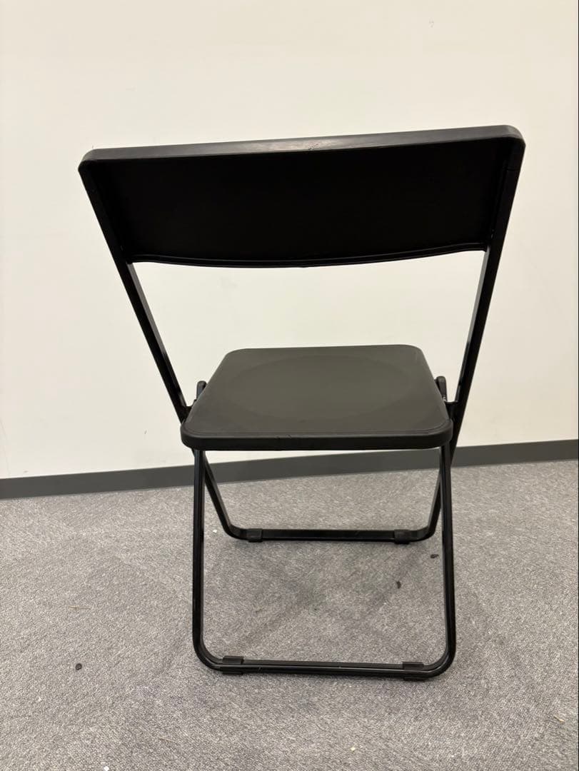 折りたたみ椅子2脚セット スタッキング可能 極薄