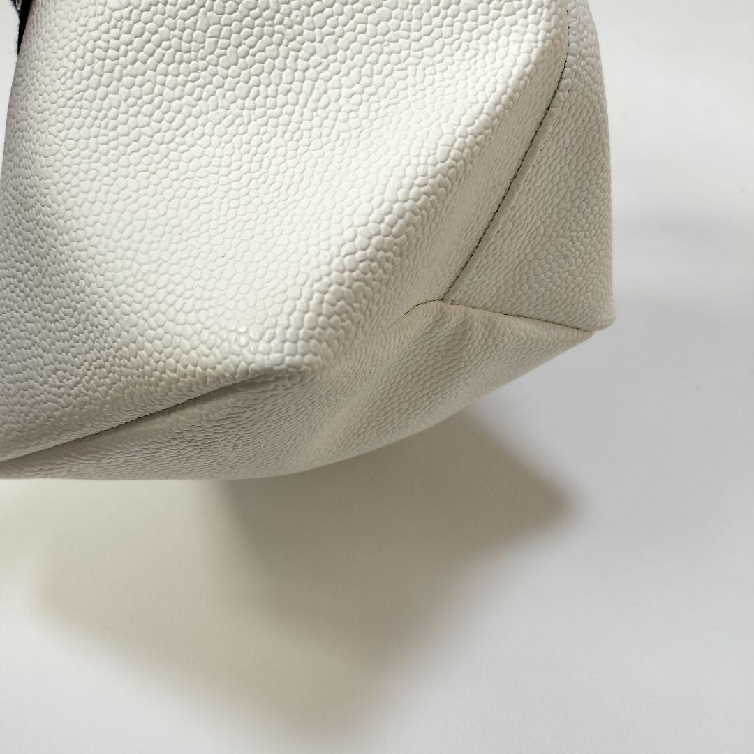 エルベシャプリエ 701GP Sサイズ　ブラン × ネイビー トートバッグ