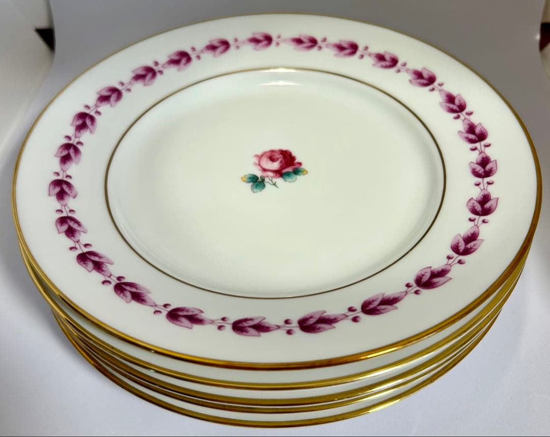 【希少•新品】リチャードジノリ インペロカメリア デザートプレート 5枚