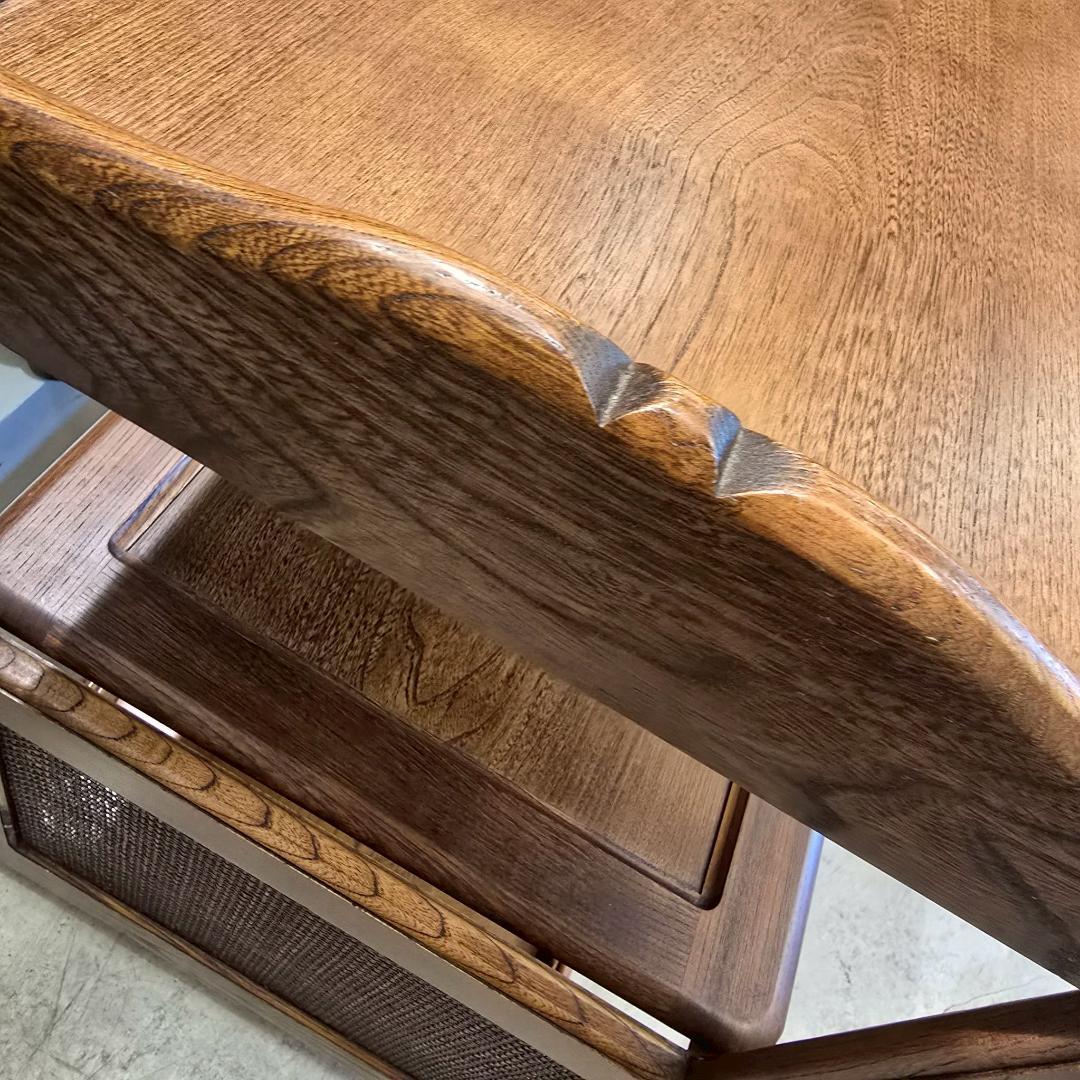 i+【美品】 karimoku カリモク 木製 ワゴン サイドテーブル 国産家具