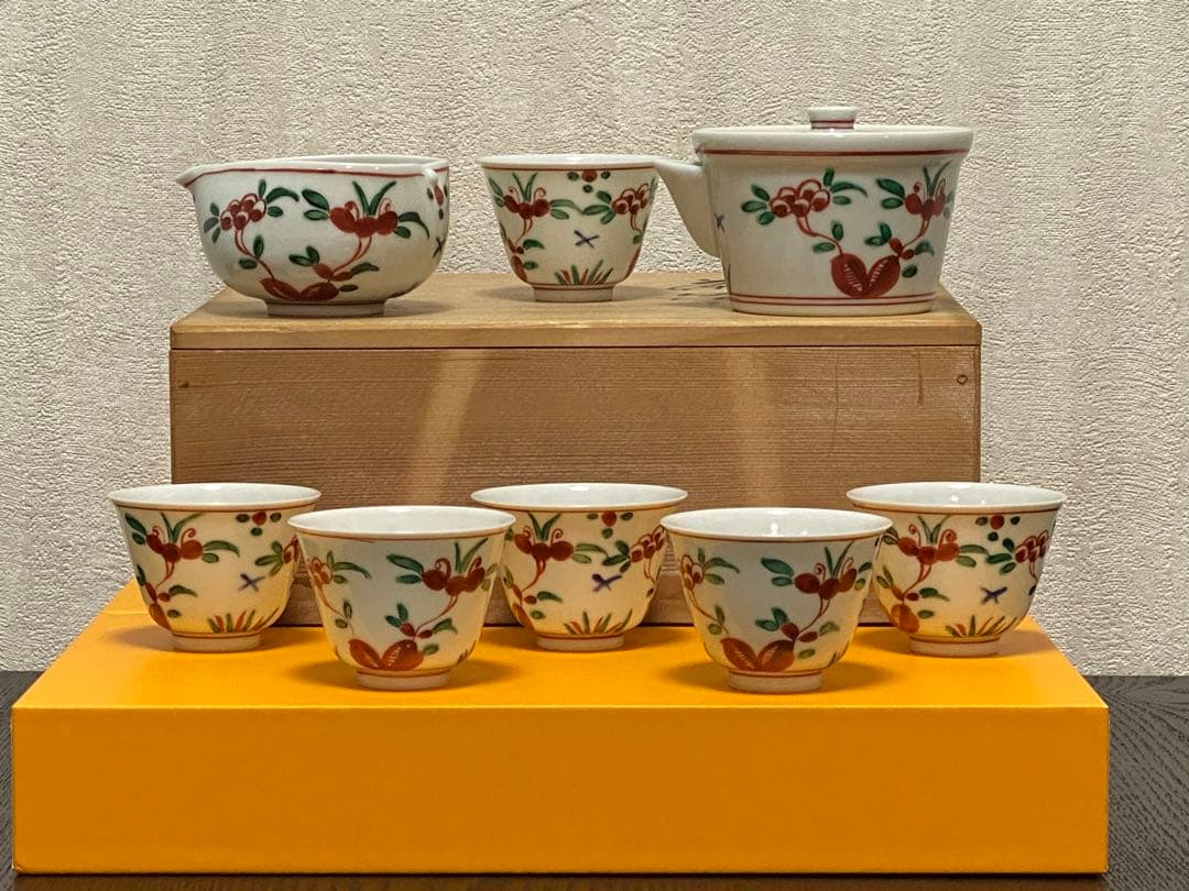 未使用　京都二世北峰 大丸辰男煎茶　玉露　茶器