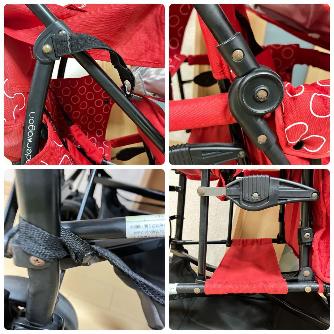 【送料込み❣️】日本育児　二人乗りベビーカー　キンダーワゴン　ドゥオシティホップ⭐︎