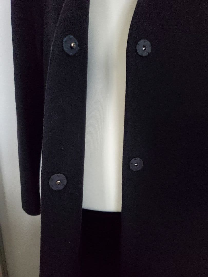 あかね！Rouge vif 　Manteco 黒 ロングコート