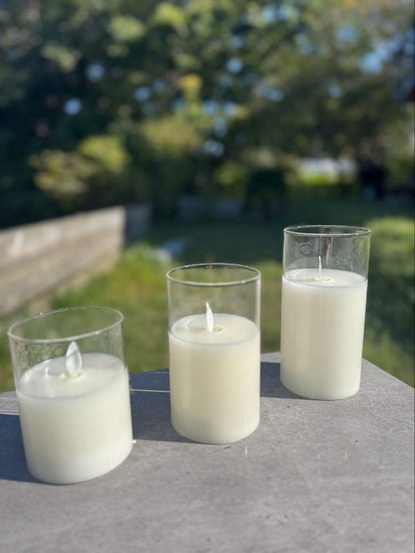 ★LEDキャンドル大中小3個セット×13箱　結婚式に