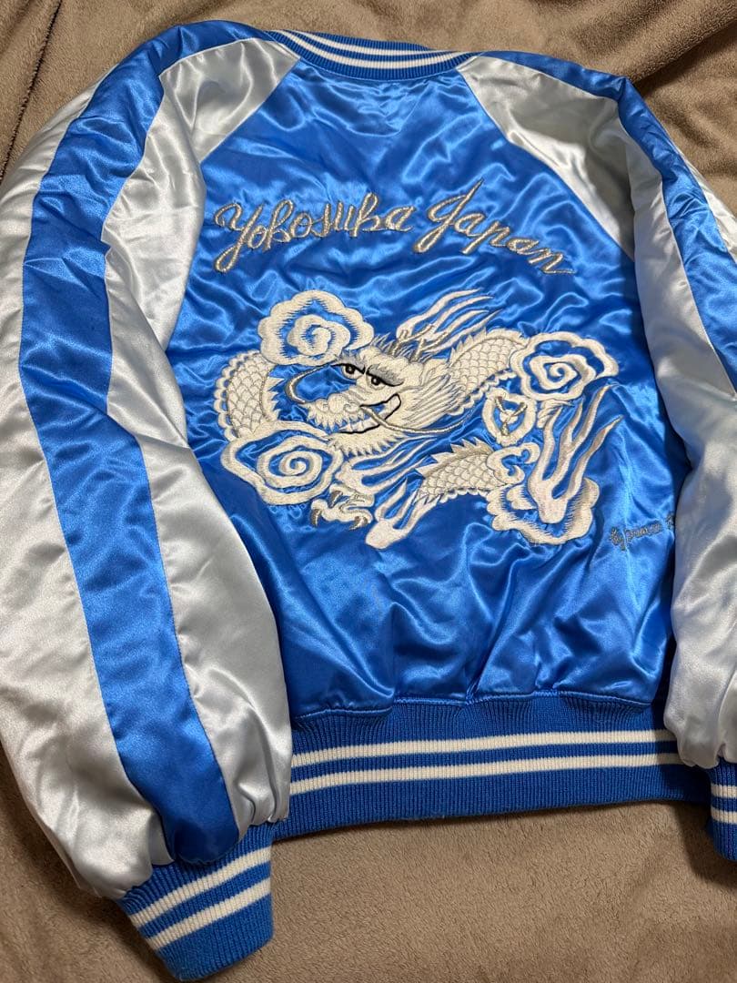美品 日本製 希少 プリンス商会 龍 限定 スカジャン vintage サテン