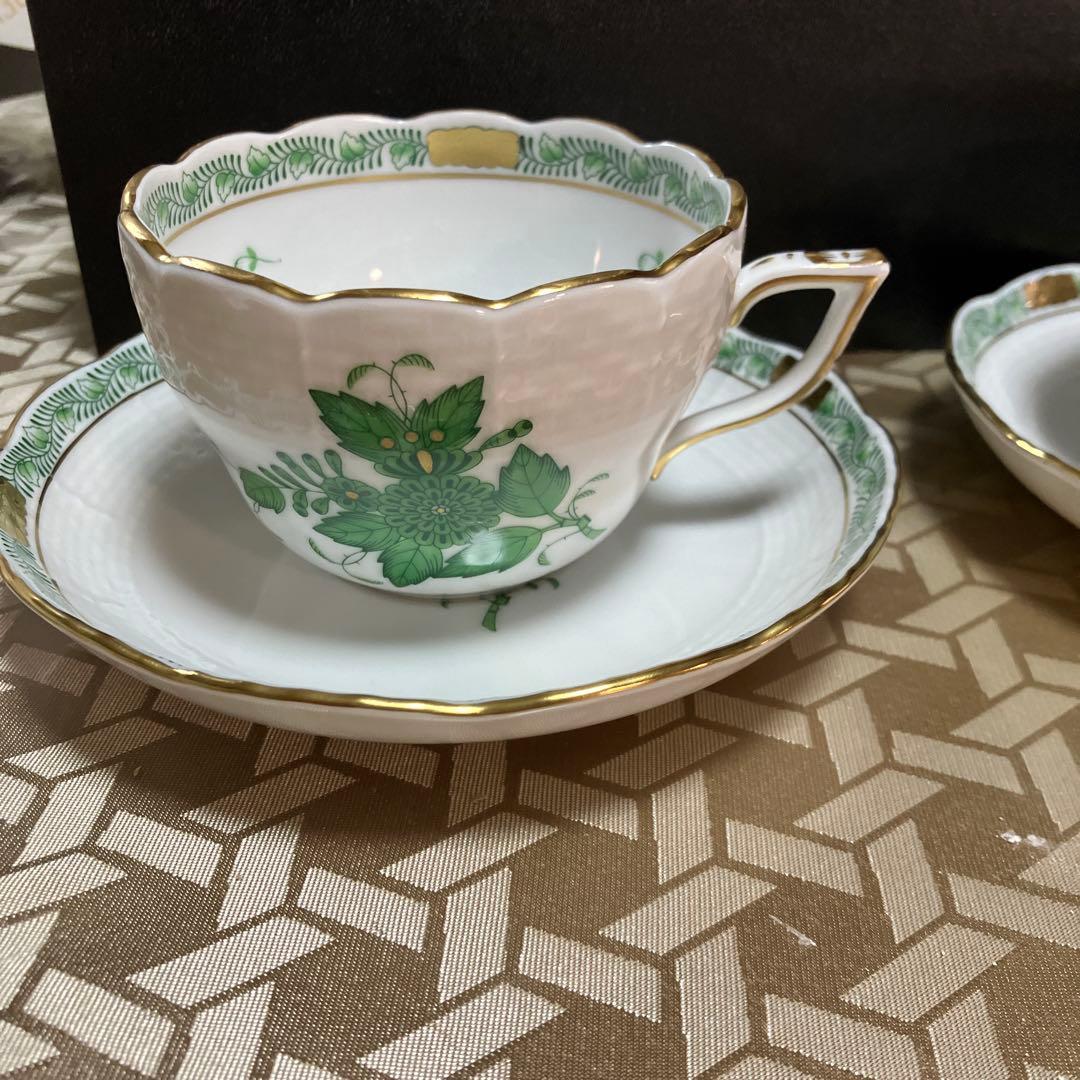 ゆかりん　未使用品　ヘレンド　ペア　カップ&ソーサー