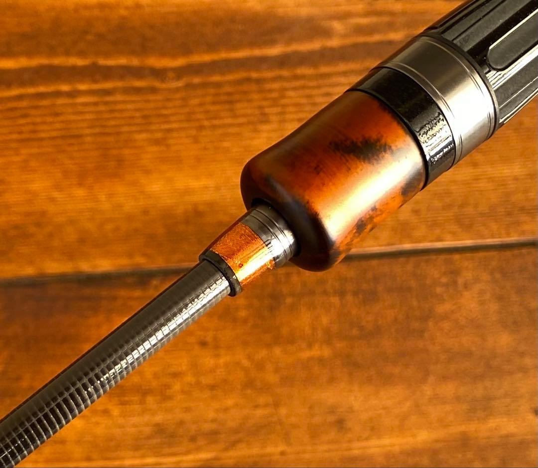 新品未使用　トラウトロッド　4ft9インチ ウッドグリップ　ベイトテレスコロッド