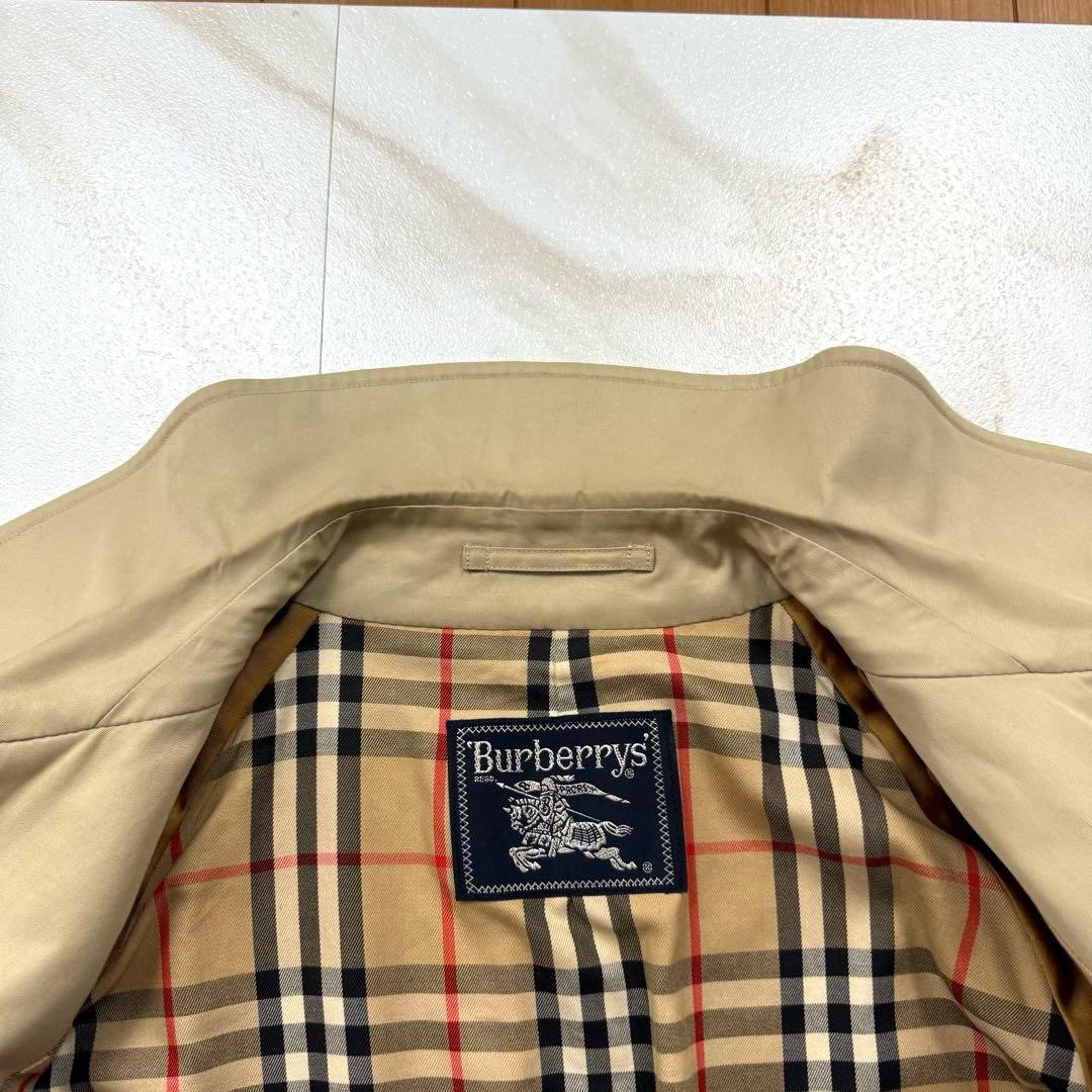 Burberry's ステンカラーコート ノバチェック 比翼 ベージュ