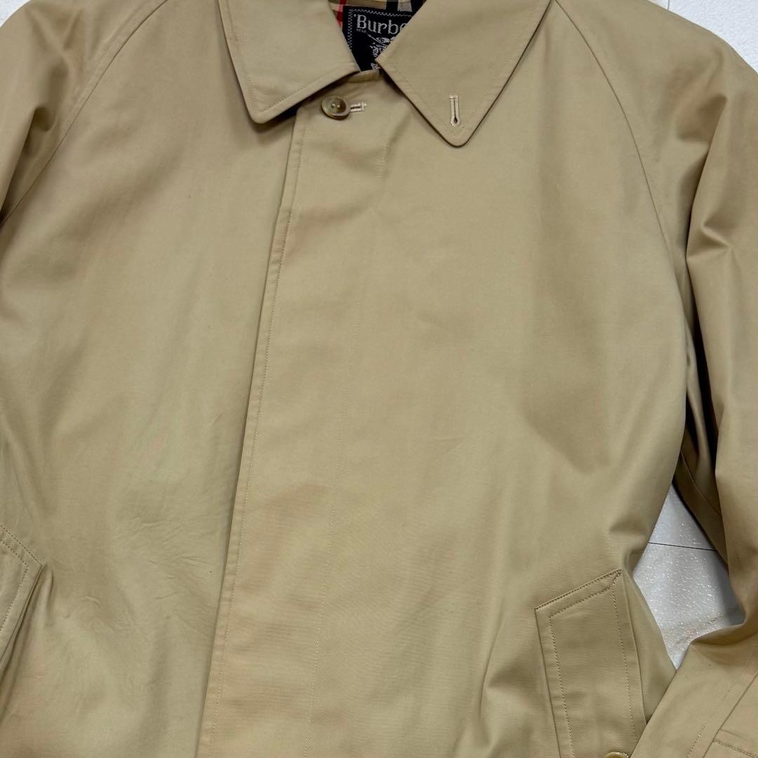 Burberry's ステンカラーコート ノバチェック 比翼 ベージュ