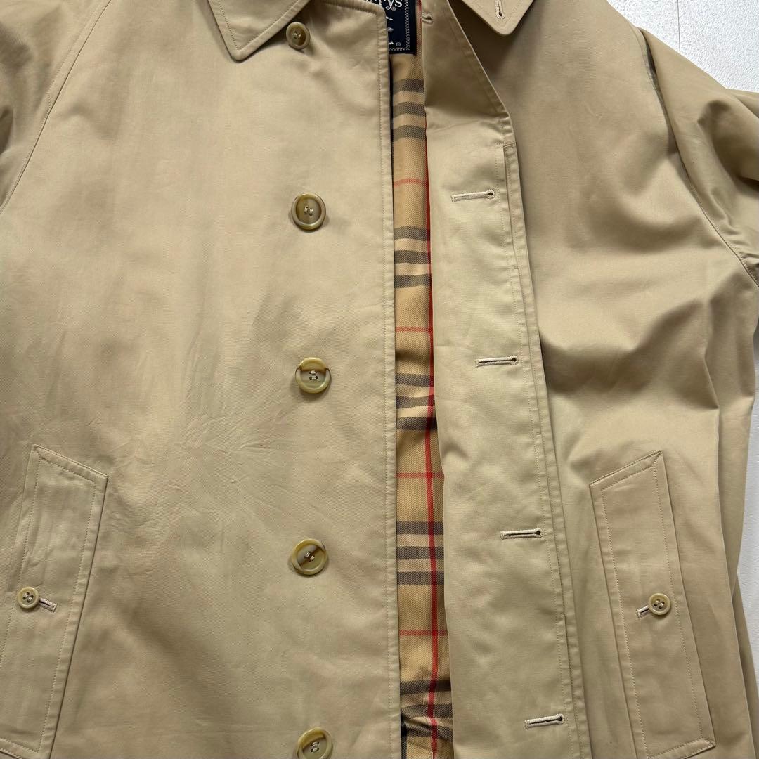 Burberry's ステンカラーコート ノバチェック 比翼 ベージュ