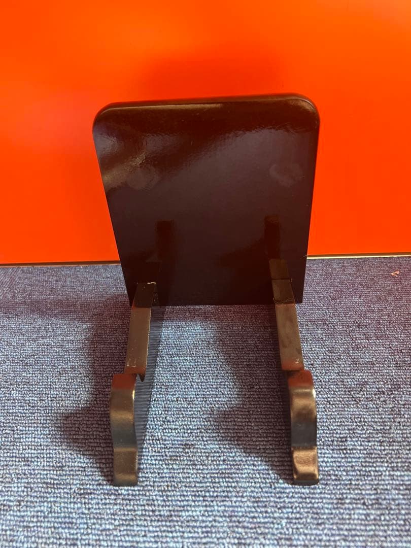 1471  希少　深川製磁　窓絵竹に鶴　八方割飾皿　皿立て付　未使用