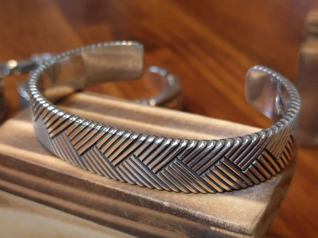 専用❗️インディアンジュエリー、シルバーバングル、トーマスカーティス