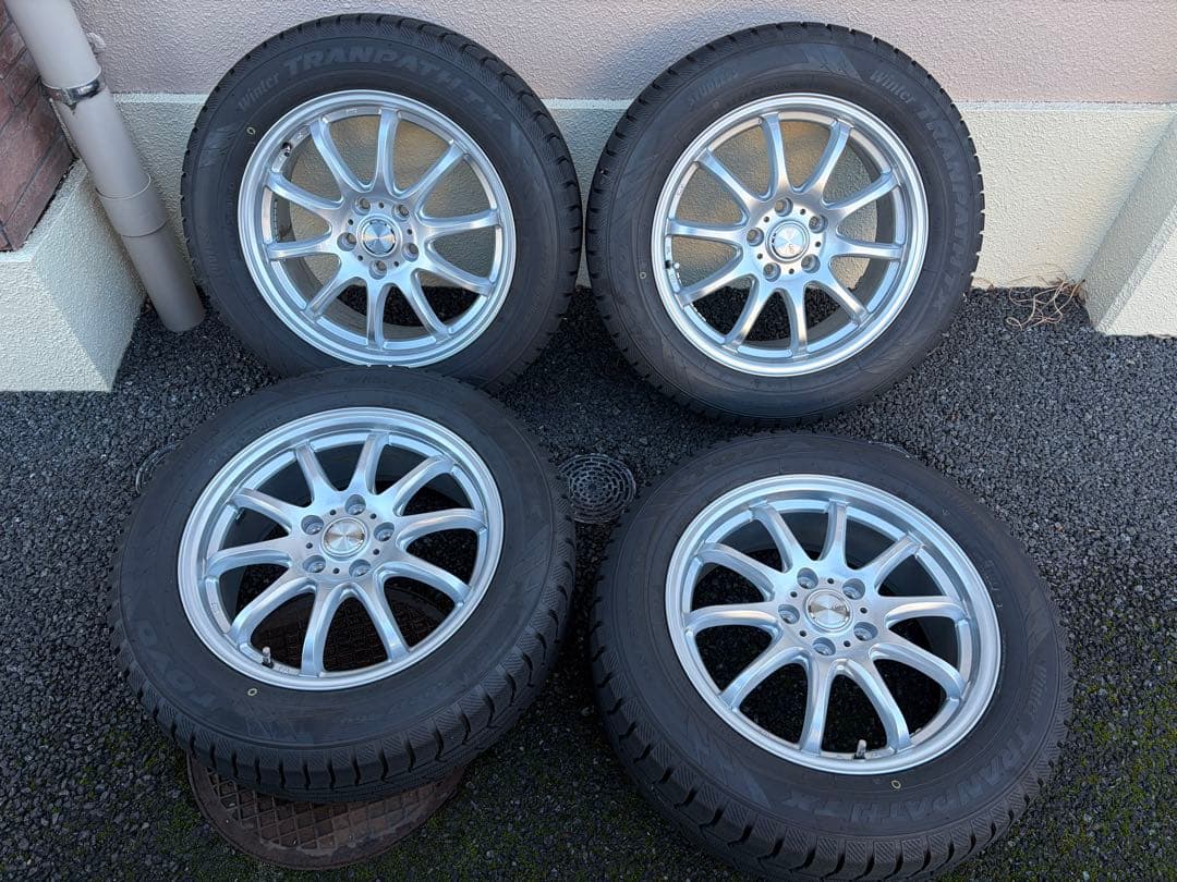 ラーメン丸215/60R17 96Q スタッドレス ホイール4本セット