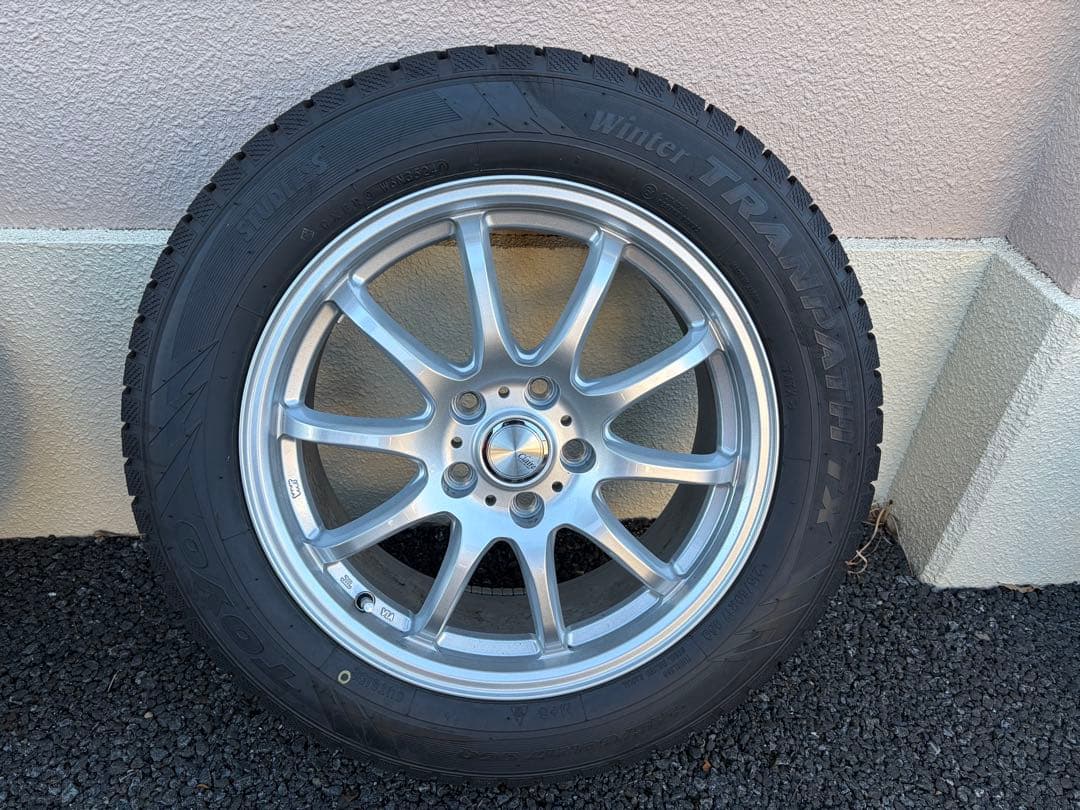 ラーメン丸215/60R17 96Q スタッドレス ホイール4本セット