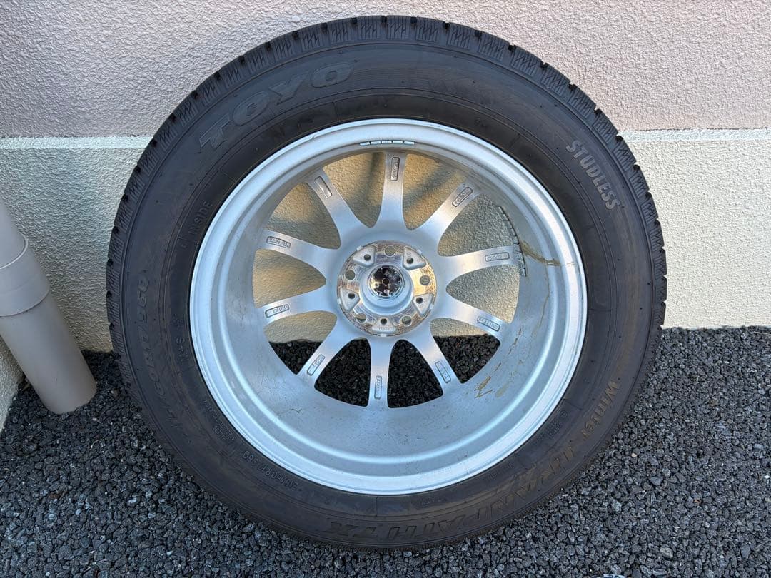 ラーメン丸215/60R17 96Q スタッドレス ホイール4本セット