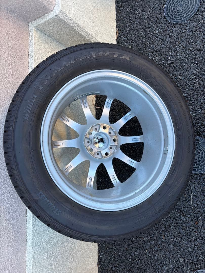 ラーメン丸215/60R17 96Q スタッドレス ホイール4本セット