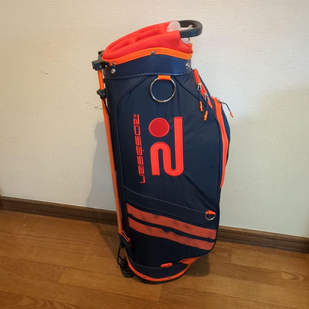 ロサーセン キャディーバッグ ネイビー/オレンジ