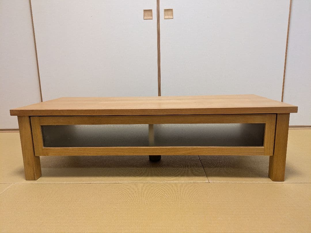 直接引取のみ！　無印良品　タモ材　木製　シンプル　テレビ台　無印　MUJI