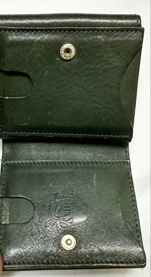 極美品✨Beer Belly ビアベリー 二つ折り黒レザーコンパクトウォレット