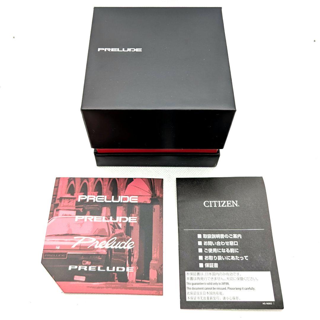 【美品・稼働 箱 保証書】CITIZEN HONDA PRELUDE TEMP