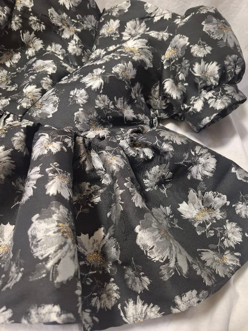 ジャガード ペプラムトップス