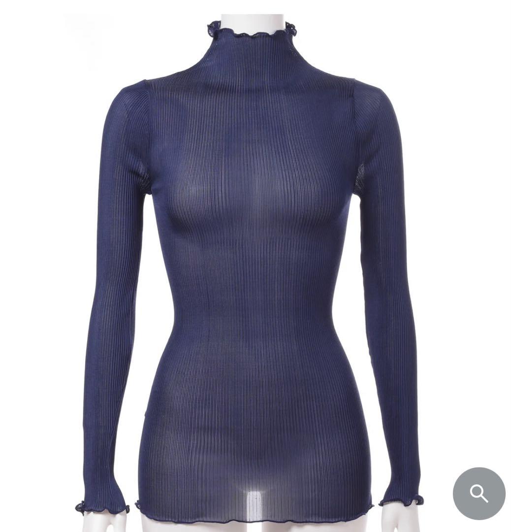 新品未使用　タグ付きアロマティーク　シルク100ハイネック　コットン　セット