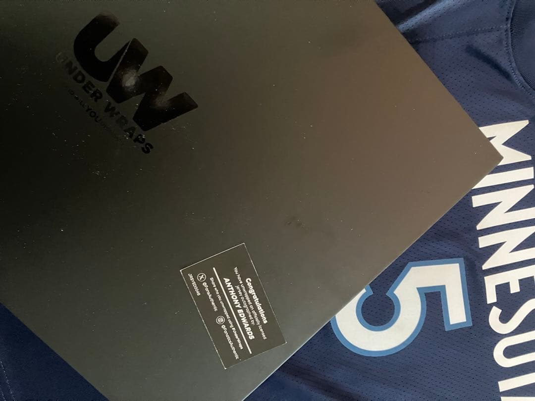 【fanatics】Anthony Edwards 直筆サインユニフォーム