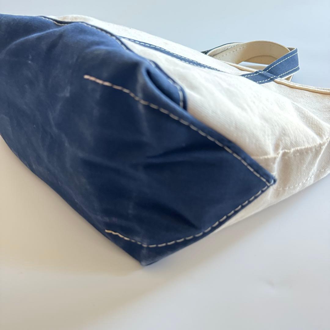 80s L.L.Bean トートバッグ ネイビー ミディアム