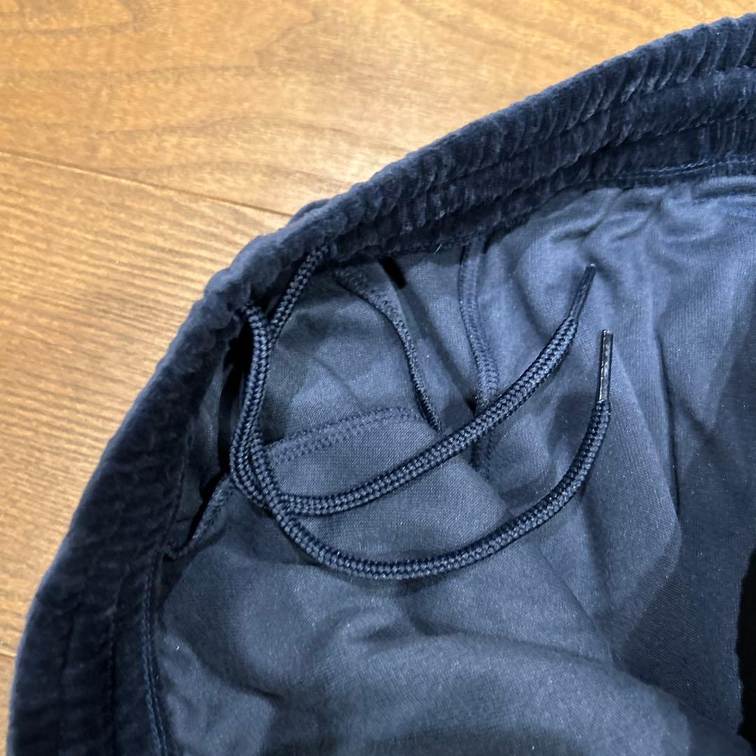 新品 アディダス adidas メンズ・ベロアトラックパンツ XL ネイビー