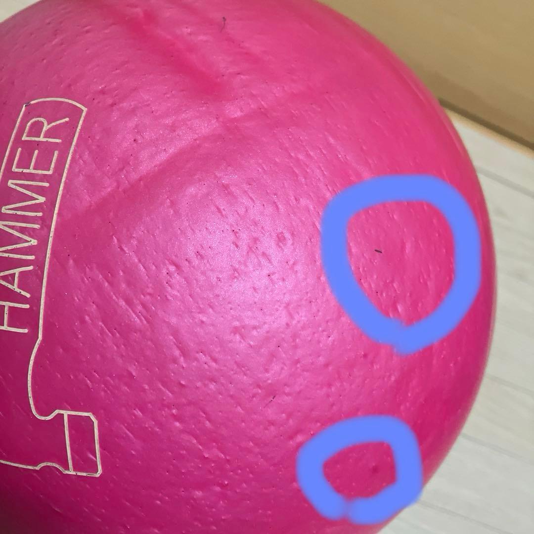 ハンマー　ブラックウィドーピンクパールウレタン　15ポンド