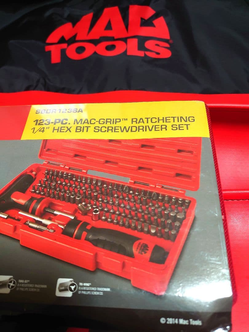 MactoolsマックツールSBDR123SAコンプリートビットセット未開封品