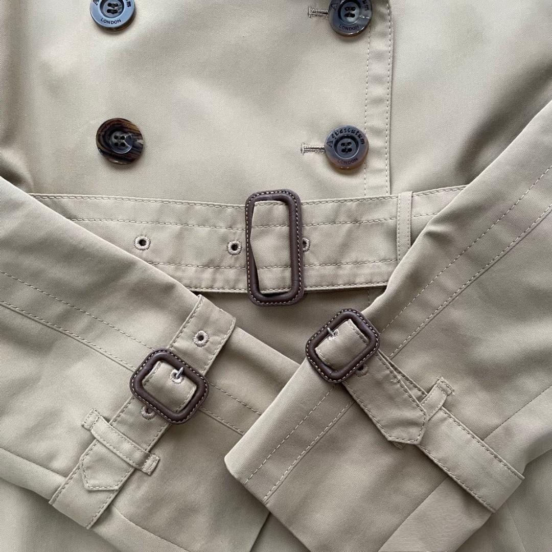 【極美品】Aquascutum　トレンチコート S 4 ブルーライナー付　ベルト