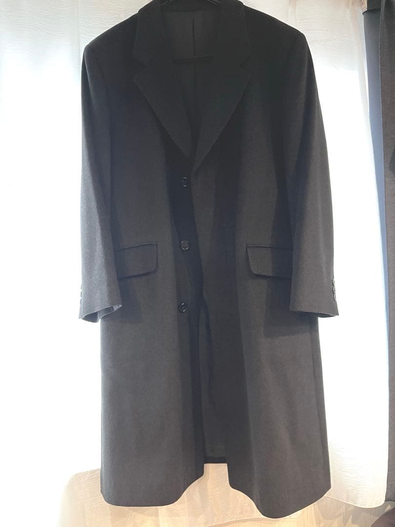 【‼️本日以降値上げします‼️】カシミヤ100% 日本製　メンズ　M ロングコート