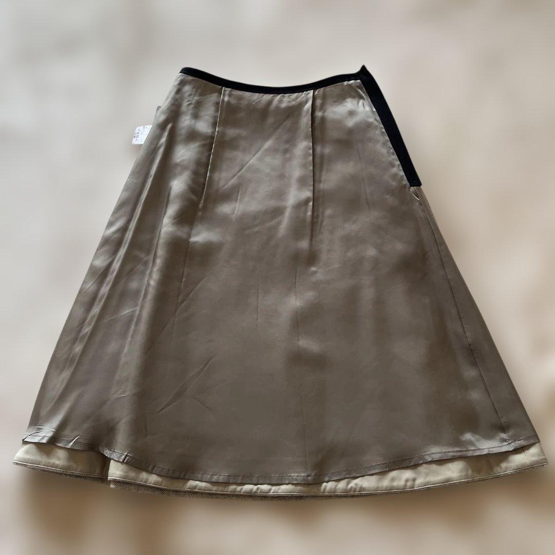 新品未使用✨マーガレットハウエル　ヘリンボーン　ウール　スカート