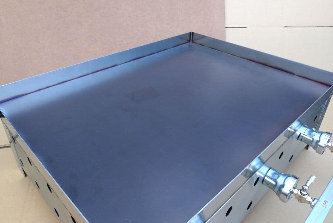 未使用品 ★ プロパンガス グリドル 幅６０cm 全周フチ付き キッチンカー