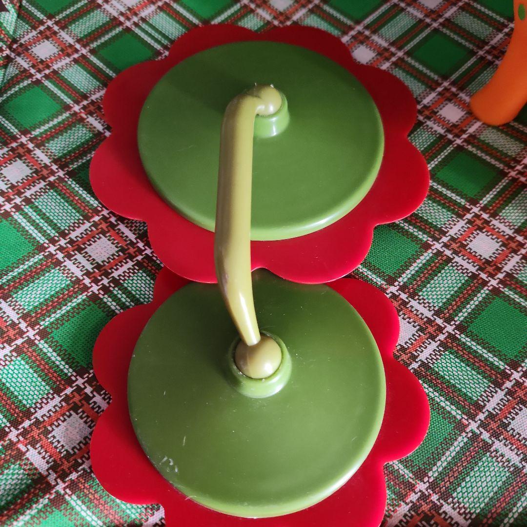 ☘️昭和レトロポップ☘️オレンジ色の子鹿貯金箱&フラワーミラー