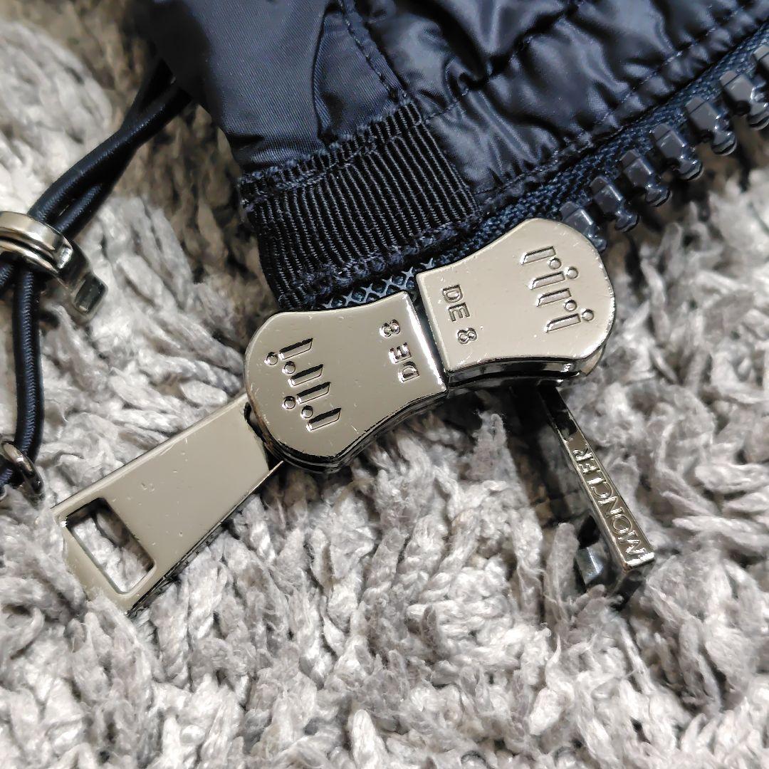 MONCLER Maglia ニット×ダウン切替 カーディガン ネイビー