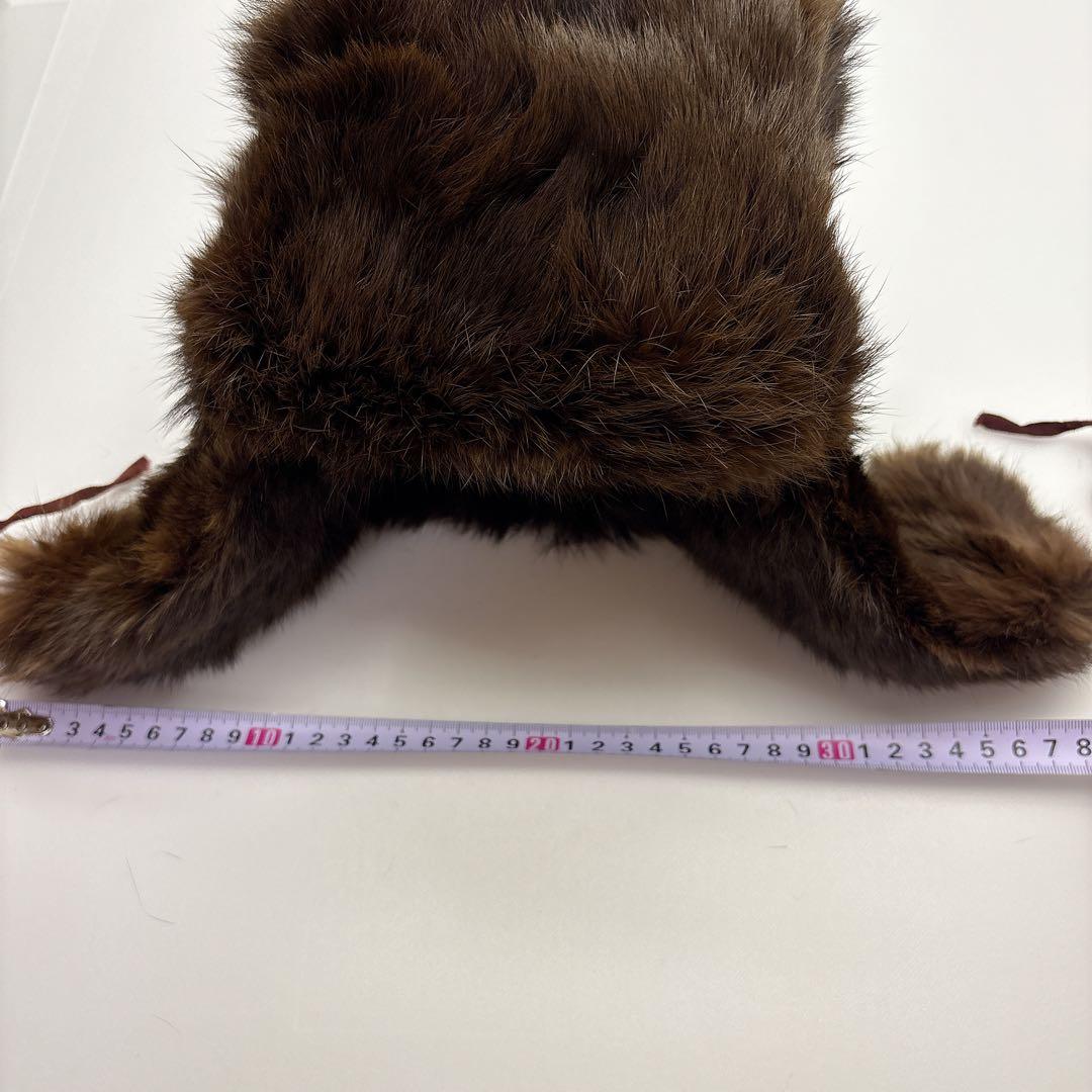 レア★　ヴィンテージウシャンカ　70〜90S　リアルファー　旧ソ連　毛皮帽子