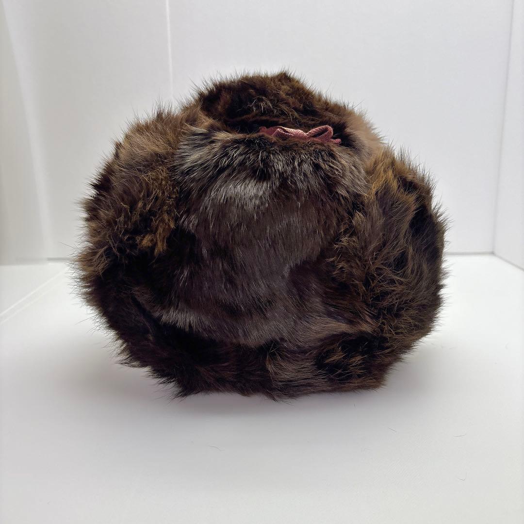 レア★　ヴィンテージウシャンカ　70〜90S　リアルファー　旧ソ連　毛皮帽子