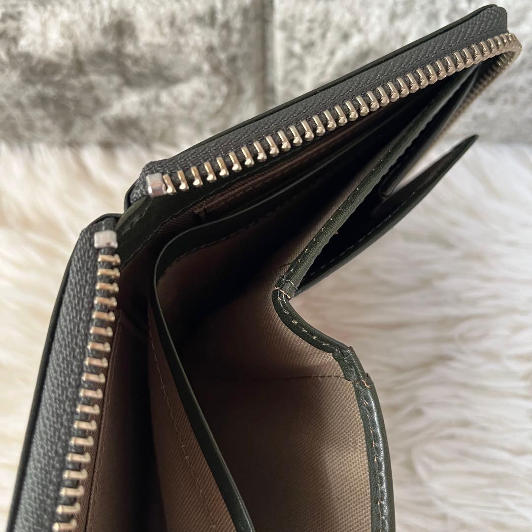 【新品未使用】マーガレットハウエルアイデア　ベジタンレザー　二つ折り財布