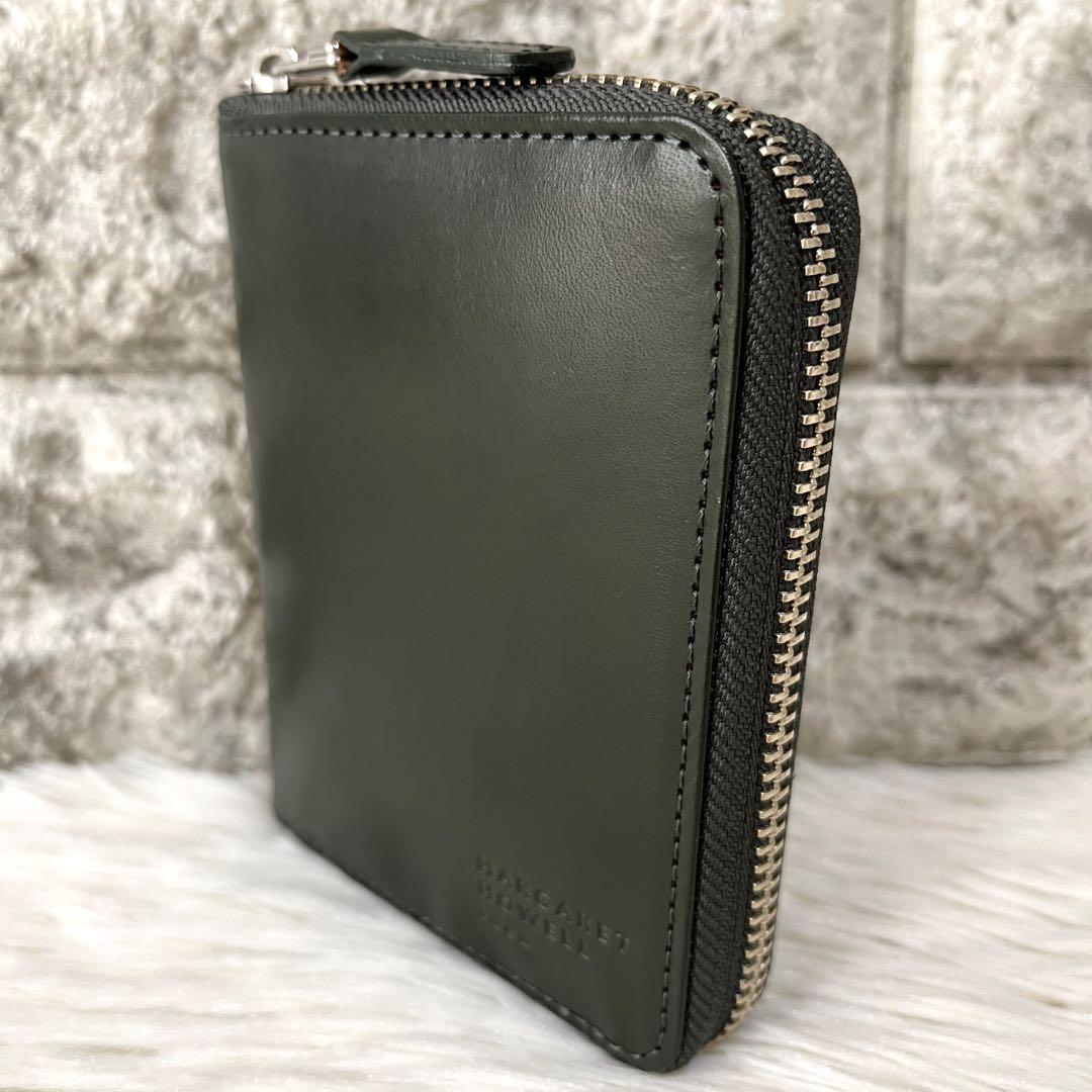 【新品未使用】マーガレットハウエルアイデア　ベジタンレザー　二つ折り財布