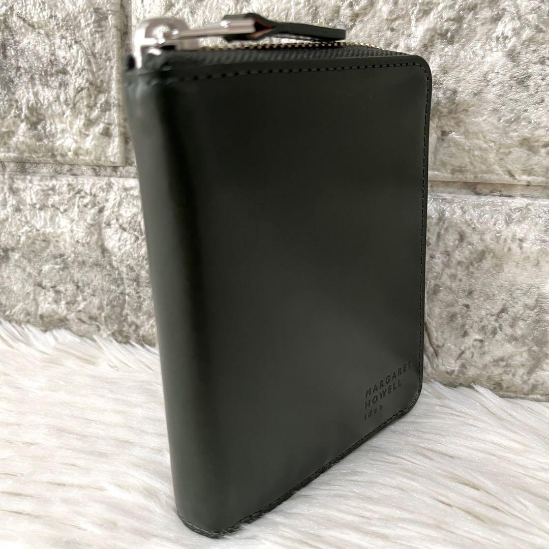 【新品未使用】マーガレットハウエルアイデア　ベジタンレザー　二つ折り財布