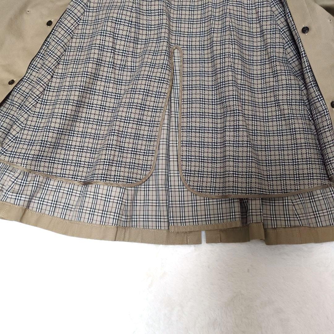 BURBERRY BLUE LABEL トレンチコート 34 チェックライナー付