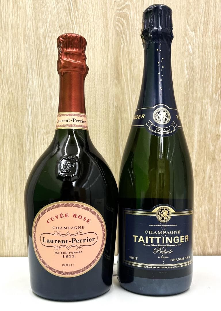 未開封テタンジェプレリュード グランクリュ・ローランペリエロゼ 750ml 2本