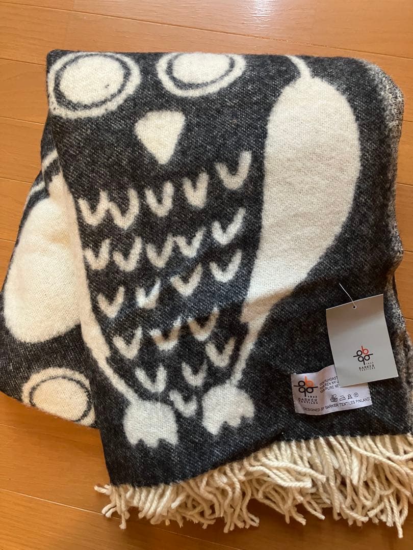 Barker社　ウール100%大判ブランケット