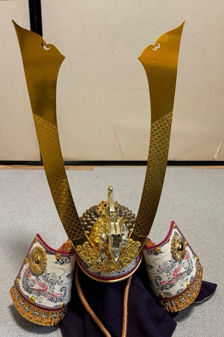 龍玉作 特製御飾兜 錦朱孫威星兜 出雲 極上28号兜