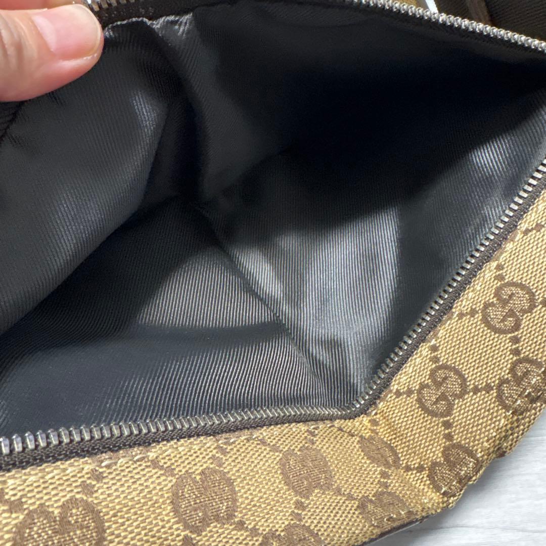 グッチ ボディバッグ GGキャンバス ショルダーバッグ ウエストバッグ