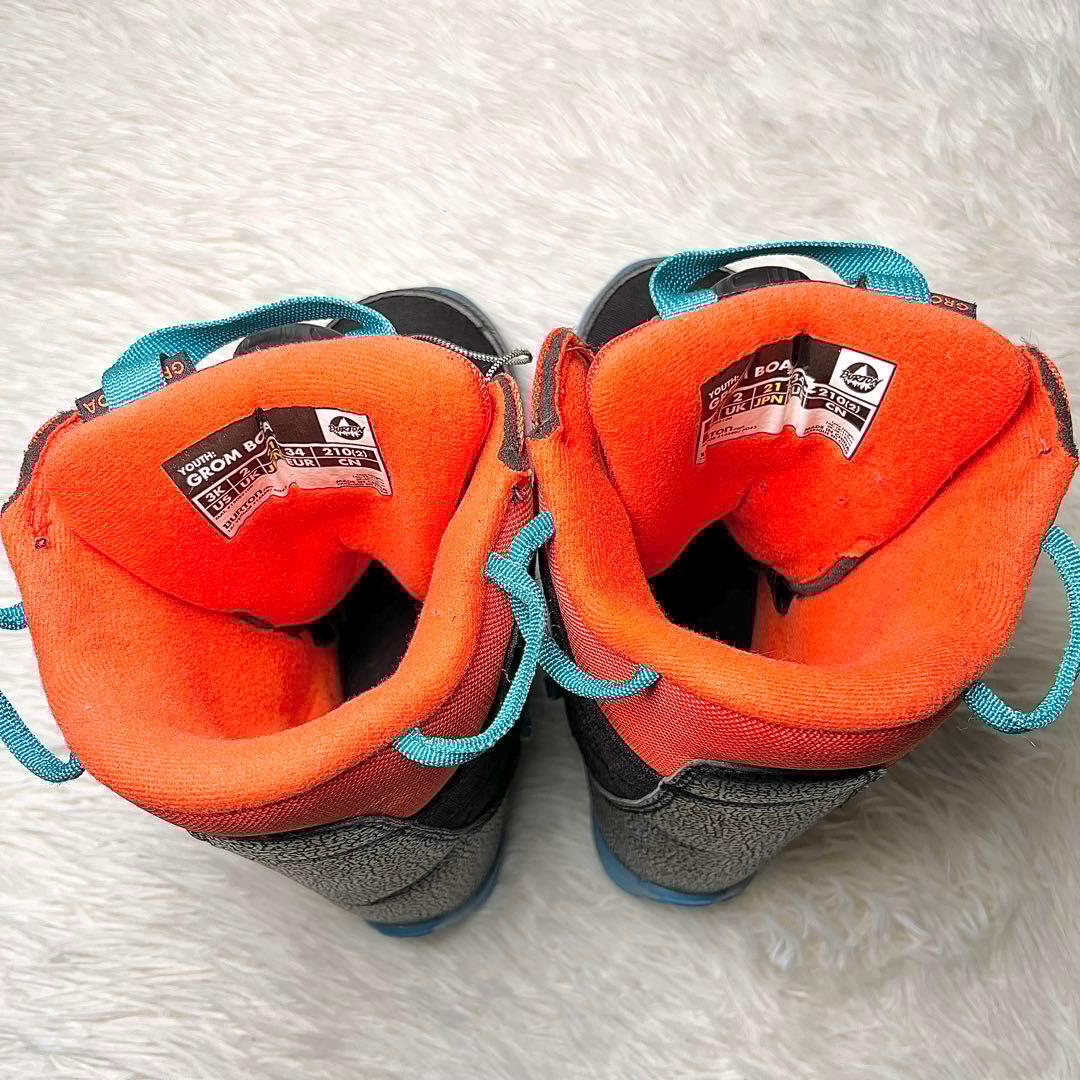 【良品】BURTON バートン GROM BOA 21cm キッズ スノブーツ